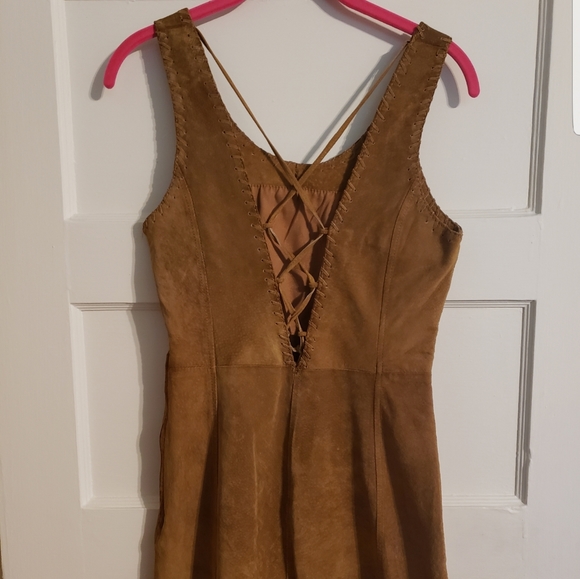 Charlotte Ronson Suede Mini Dress - Picture 5 of 6